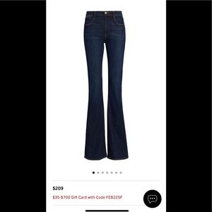 Frame Denim Women's Dark Blue Flare Jeans